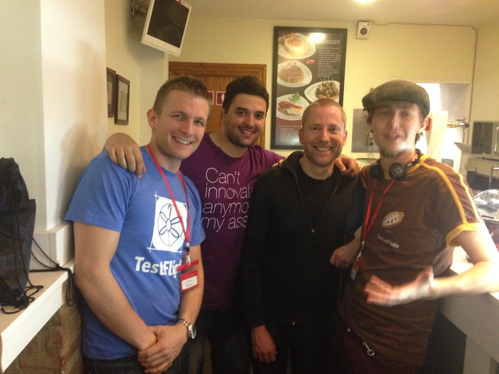 Group photo with Aral Balkan